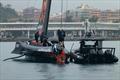 Windshields removed from trimmer and flight controller pit positions - (change occurred on May 4th) - Alinghi Red Bull Racing - AC75 - Day 16 - May 14, 2024 - Barcelona