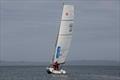 Skipper Ambre Hasson sails her Classe Mini, On the Road Again II (618) ahead of the 2025 Mini Transat