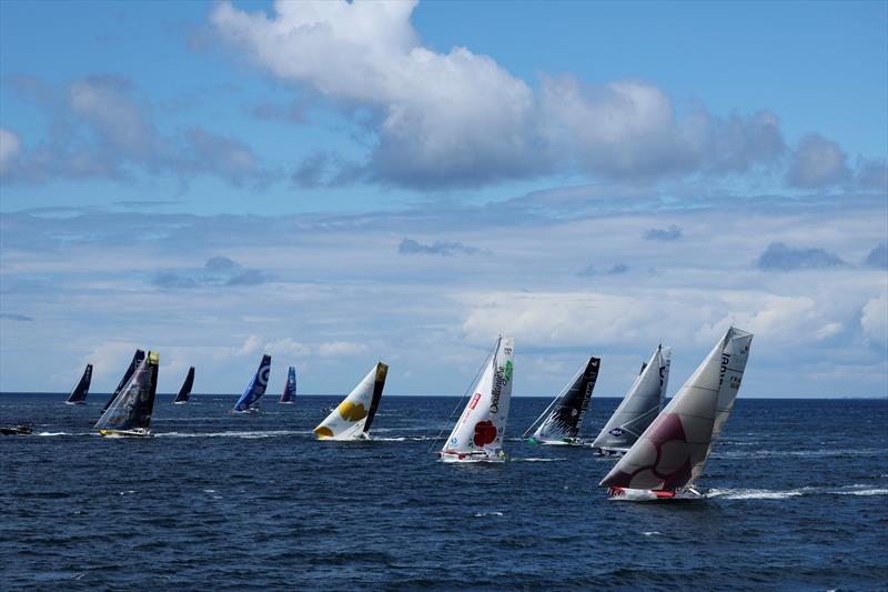 The Transat CIC day 1 photo copyright Alexis Courcoux taken at  and featuring the Class 40 class