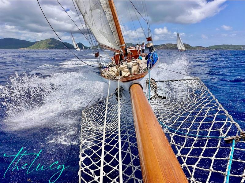 114-foot Saharet of Tyre built in 1933 competing at her first Antigua Classics - 2024 Antigua Classic Yacht Regatta - photo © The Lucy