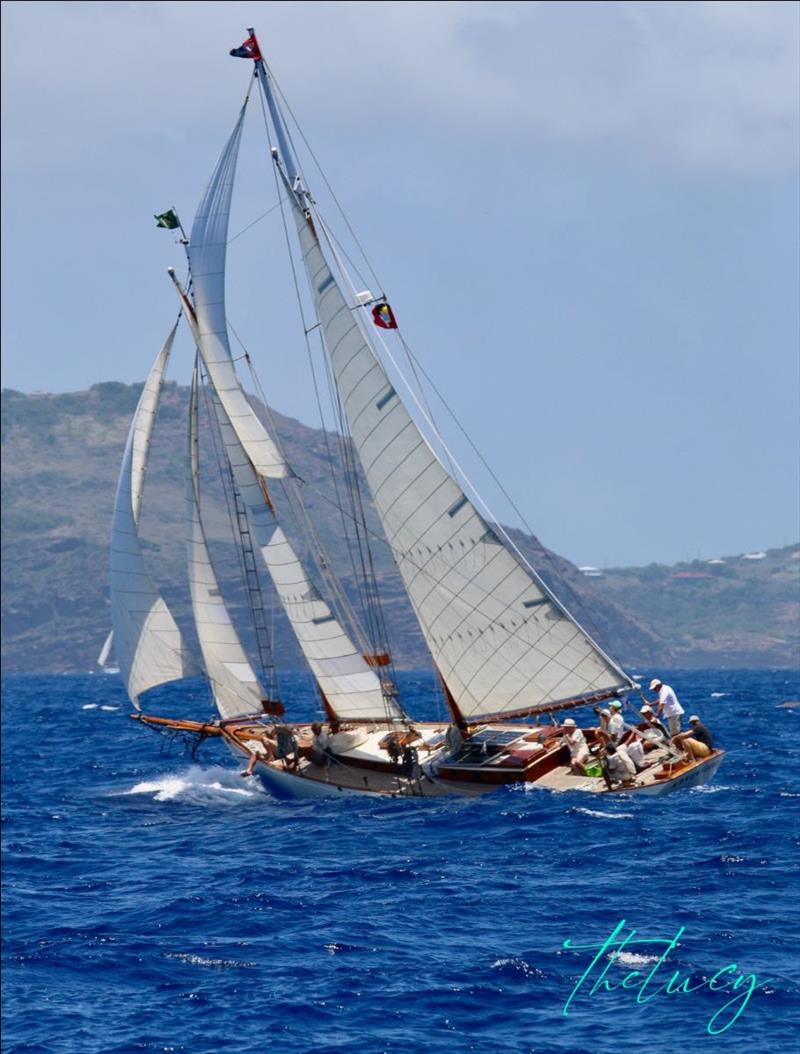 52-foot gaff schooner Adventurer will be 100 years old next year - Antigua Classic Yacht Regatta - photo © The Lucy