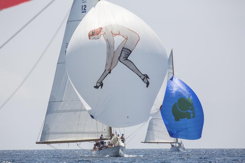 Vanity V in the Puig 12 Metre World Championship in Barcelona photo copyright Martinez Studio / Puig taken at Real Club Nautico de Barcelona and featuring the 12m class