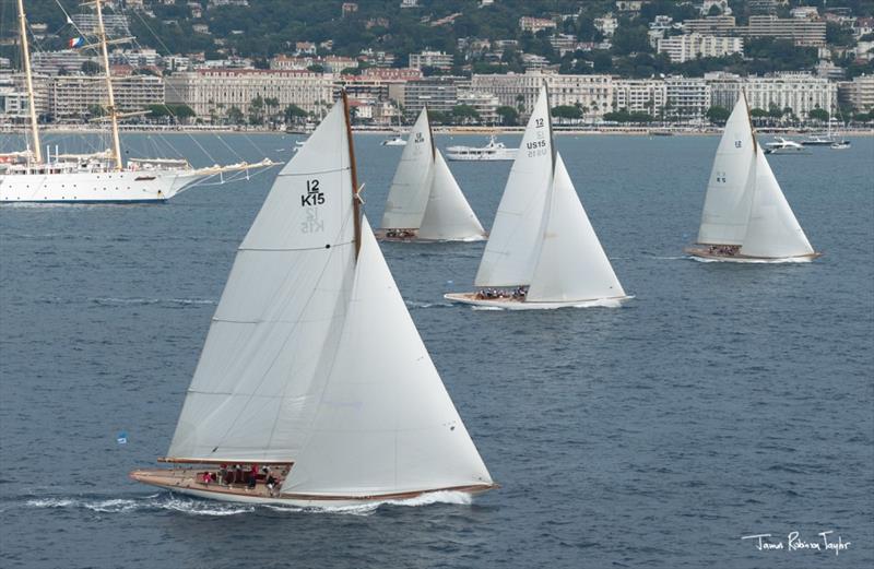 Racing on day 3 of the Régates Royales de Cannes – Trophée Panerai photo copyright James Robinson Taylor / Régates Royales taken at Yacht Club de Cannes and featuring the 12m class