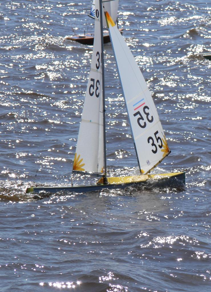 Scottish District IOM Championship at Castle Semple photo copyright Ian Dundas taken at Castle Semple Sailing Club and featuring the One Metre class