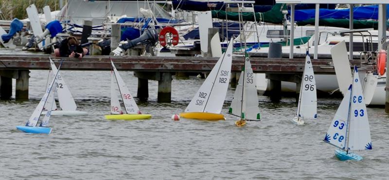 Day 3 – The fleet was always extremely close – Goolwa Regatta Week photo copyright Chris Caffin taken at Goolwa Regatta Yacht Club and featuring the One Metre class