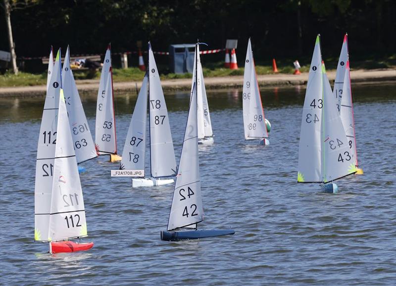 IOM Nationals at Poole: Running downwind on day 2 - photo © Malcolm Appleton
