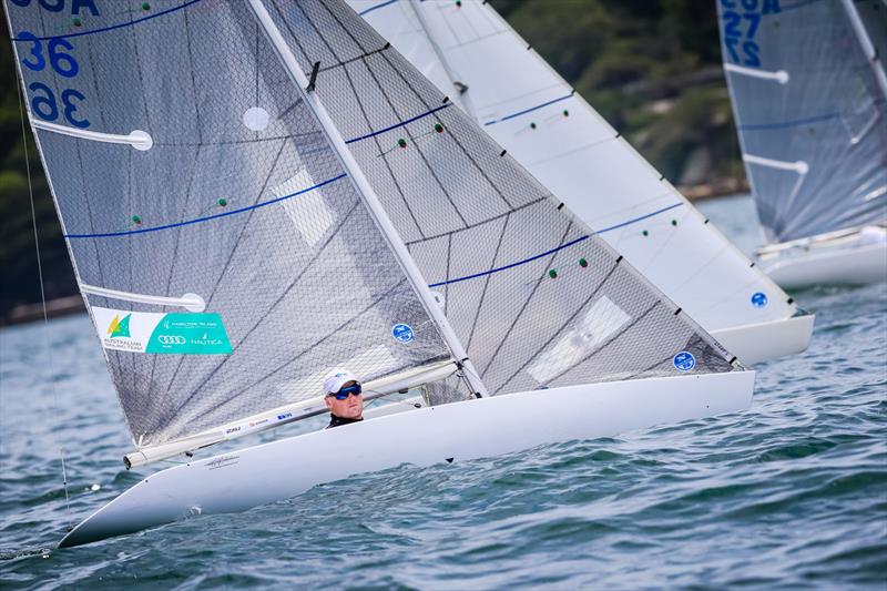 Matt Bugg in his 2.4mR on day 2 of Sail Sydney 2014 photo copyright Craig Greenhill / Saltwater Images taken at Woollahra Sailing Club and featuring the 2.4m class