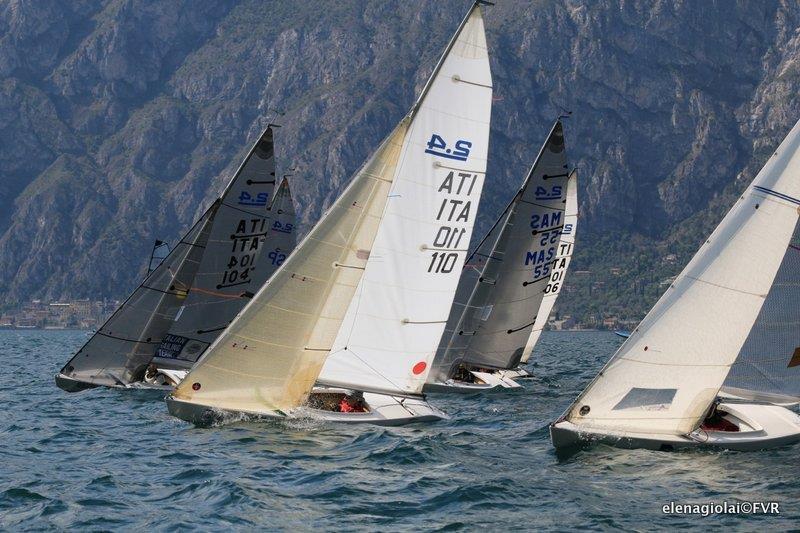 Day 2 of Eurosaf Champions Sailing Cup Leg 2 at Lake Garda photo copyright Elena Giolai taken at Fraglia Vela Riva and featuring the 2.4m class