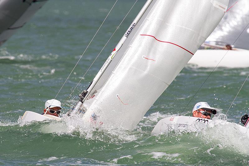 Strong winds on day 3 of the Para World Sailing Championships photo copyright Teri Dodds taken at Royal Yacht Club of Victoria and featuring the 2.4m class