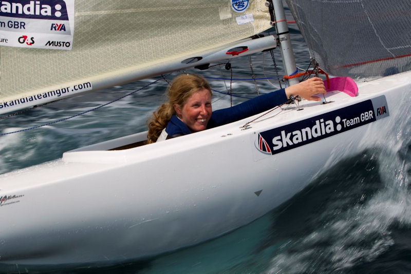 2.4m Silver for Megan Pascoe at French Olympic Sailing Week photo copyright Richard Langdon / Skandia Team GBR taken at  and featuring the 2.4m class