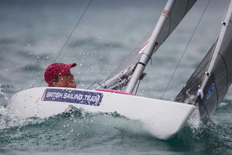 Megan Pascoe on day 5 of the Sail for Gold Regatta photo copyright Paul Wyeth / RYA taken at Weymouth & Portland Sailing Academy and featuring the 2.4m class