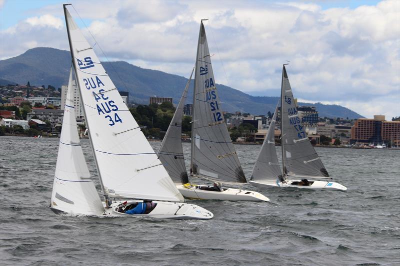 2.4mR National Championships photo copyright Peter Watson taken at Royal Yacht Club of Tasmania and featuring the 2.4m class