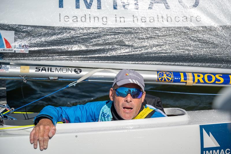 Heiko Kröger seals 2.4mR gold on 2023 Allianz Sailing World Championships Day 4 photo copyright Sailing Energy / World Sailing taken at  and featuring the 2.4m class