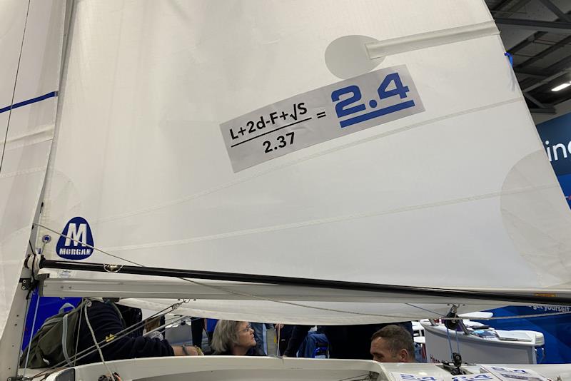 The design formula of the 2.4 Metre class - at the RYA Dinghy & Watersports Show 2024 photo copyright Magnus Smith taken at RYA Dinghy Show and featuring the 2.4m class