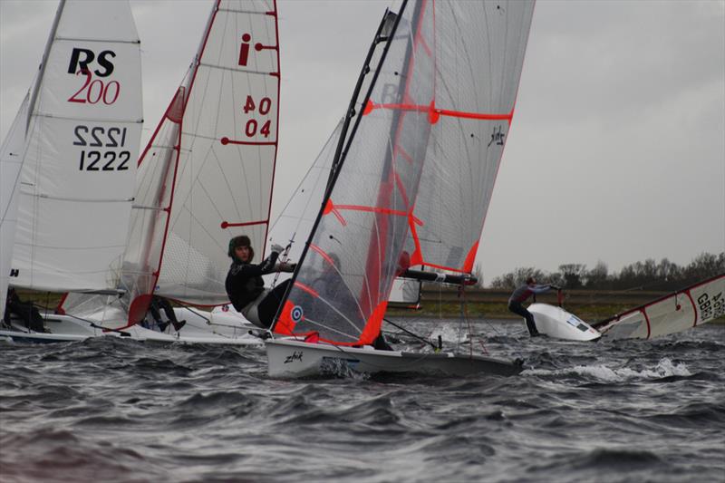 Datchet Flyer day 1 photo copyright Tristan Beckett taken at Datchet Water Sailing Club and featuring the 29er class