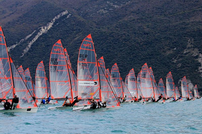 1,800 sailors exptected for 2nd World Youth Sailing Week photo copyright Elena Giolai taken at Vela Garda Trentino and featuring the 29er class