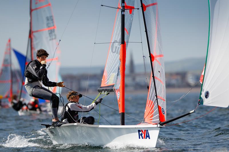 RYA Youth National Championships day 1 photo copyright Paul Wyeth / RYA taken at Weymouth & Portland Sailing Academy and featuring the 29er class