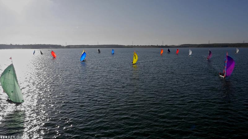 Ovington Inland Championships at Grafham Water - photo © Fleye Aerial Film and Photography