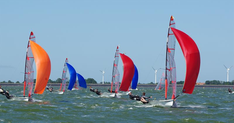 29er European Championships in Medemblik photo copyright Marc Meijer / 2015 29er Europeans taken at Regatta Center Medemblik and featuring the 29er class