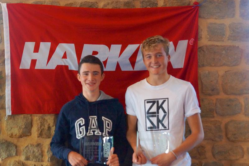Crispin Beaumont & Tom Darling win Harken 29er Grand Prix Round 3 at Hayling Island photo copyright Suzie Hammett taken at Hayling Island Sailing Club and featuring the 29er class