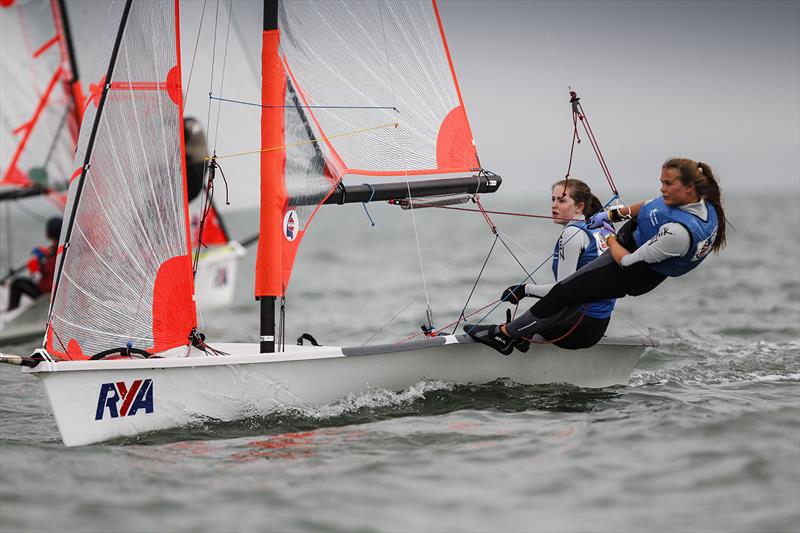 Courtney Bilbrough and Harriet Ward are off to the Youth Worlds in Malaysia photo copyright Paul Wyeth / RYA taken at  and featuring the 29er class
