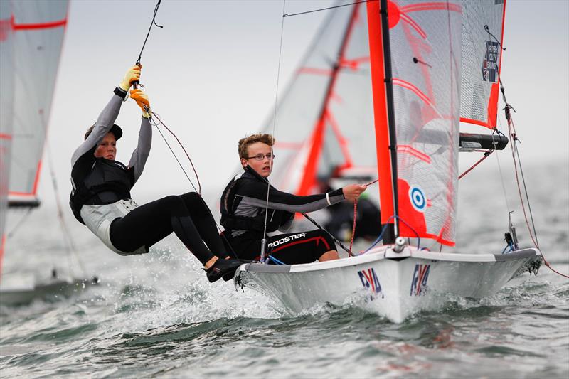 Bobby Hewitt and Harvey Martin set for the  RYA Youth Nationals photo copyright Paul Wyeth / RYA taken at Plas Heli Welsh National Sailing Academy and featuring the 29er class
