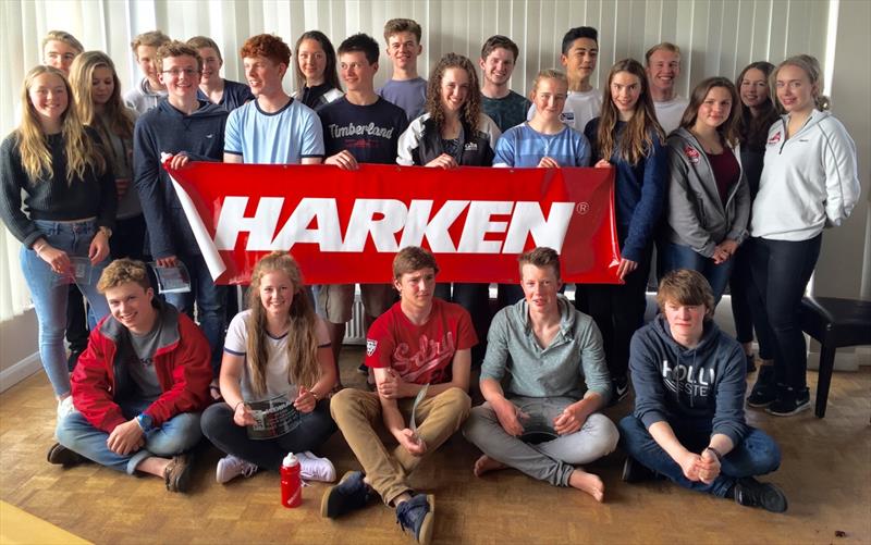 Prize winners in the Harken 29er Grand Prix at Grafham - photo © Suzie Hammett