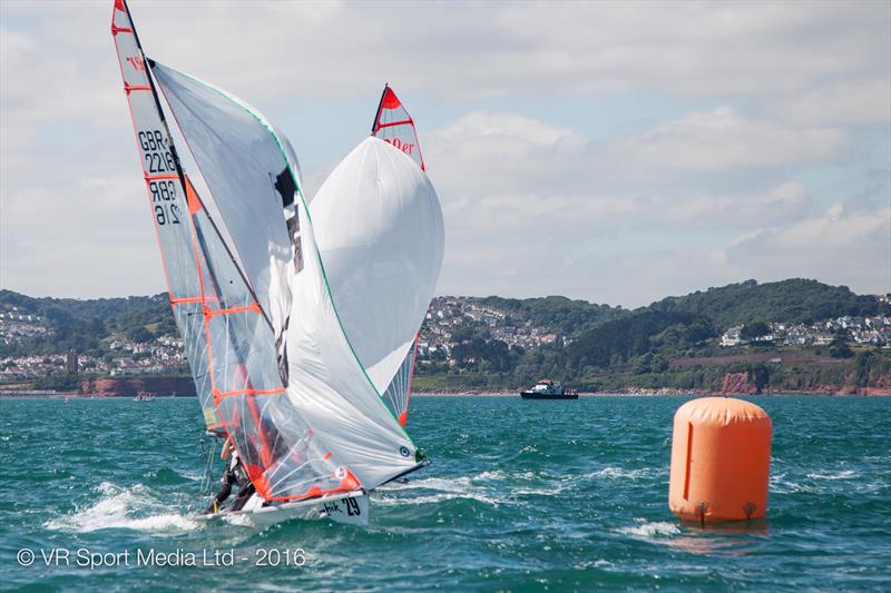 Zhik 29er UK Nationals at Torbay day 6 photo copyright VR Sport Media taken at Royal Torbay Yacht Club and featuring the 29er class
