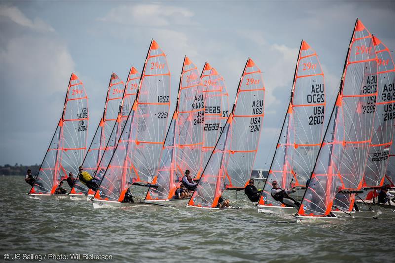 U.S. Youth Sailing Championship photo copyright US Sailing / Will Ricketson taken at Corpus Christi Yacht Club and featuring the 29er class