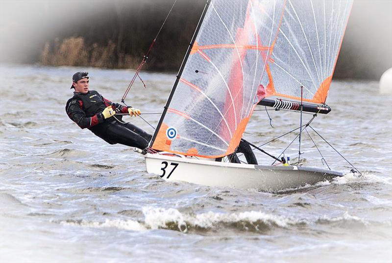 Leigh & Lowton Tipsy Icicle Series Week 6 photo copyright Gerard van den Hoek taken at Leigh & Lowton Sailing Club and featuring the 29er class