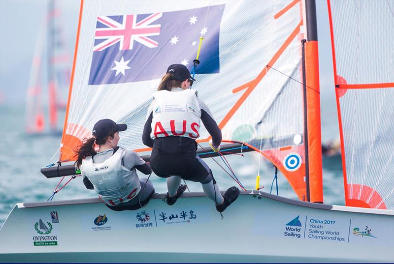 Galbraith & Fisher Sailing - 2017 Youth Sailing World Championships photo copyright Jesus Renedo taken at  and featuring the 29er class