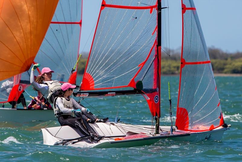 Alice Buchanan and Dervla Duggan - 29er photo copyright Australian Sailing taken at Royal Queensland Yacht Squadron and featuring the 29er class