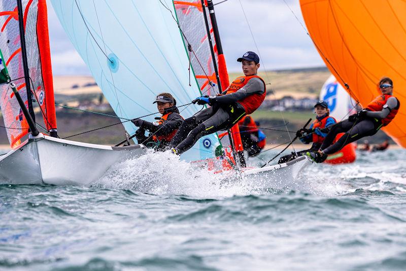 Typhoon UK 29er Nationals at the WPNSA Day 3 photo copyright Phil Jackson / Digital Sailing taken at Weymouth & Portland Sailing Academy and featuring the 29er class