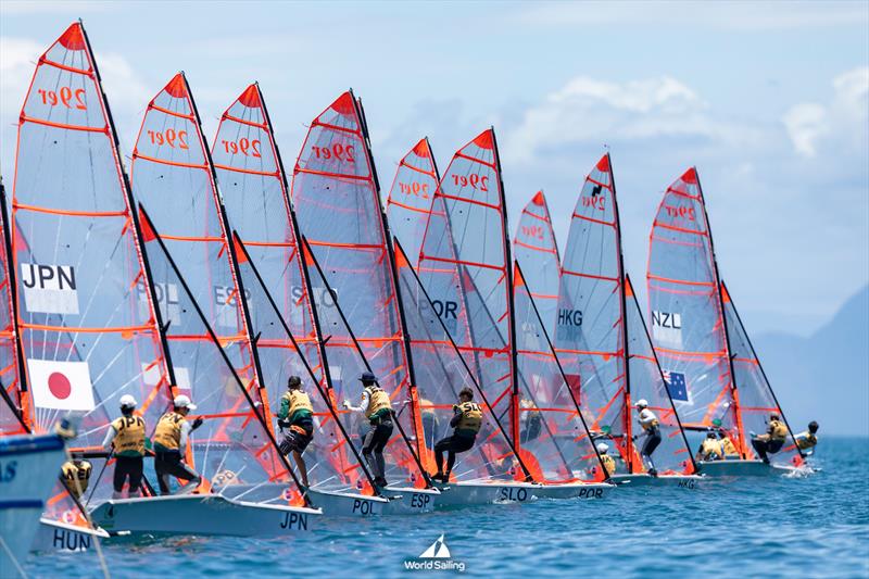 2023 Youth Sailing World Championships Day 3 photo copyright World Sailing taken at  and featuring the 29er class