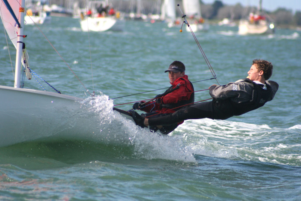 A windy weekend saw 40 420s at Itchenor sailing club braving 30 knot squalls ... A windy weekend saw 40 420s at Itchenor sailing club braving 30 knot squalls ...