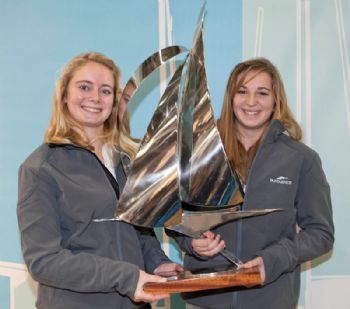Annabel Vose and Megan Brickwood win the YJA Pantaenius Young Sailor of the Year Award for 2011