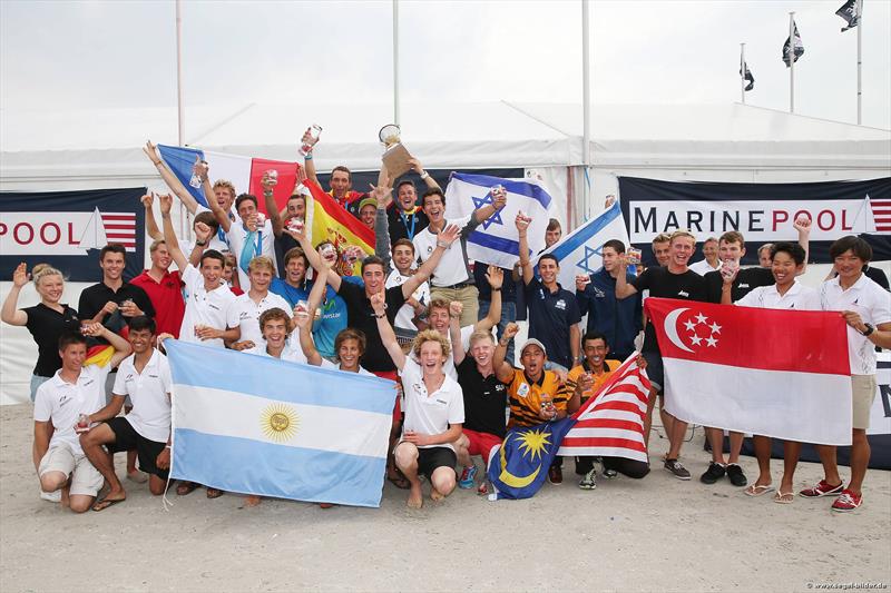 420 World Championships top 18 open teams photo copyright Christian Beeck taken at Lübecker Yacht Club and featuring the 420 class