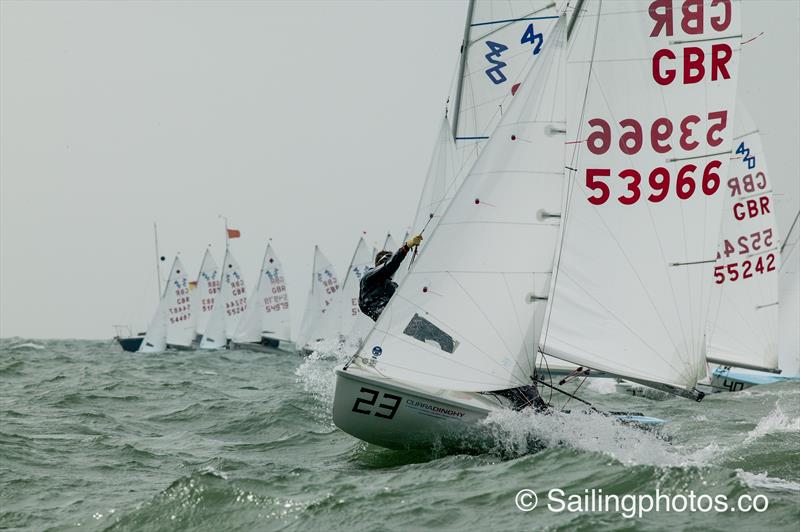 CurraDinghy 420 British Open and National Championships 2014 photo copyright Harry Bowerman / sailingphotos.co taken at Hayling Island Sailing Club and featuring the 420 class