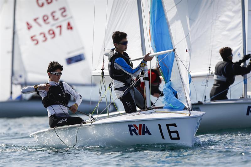 Robbie and Alex King, 420 photo copyright Paul Wyeth / RYA taken at Royal Yachting Association and featuring the 420 class