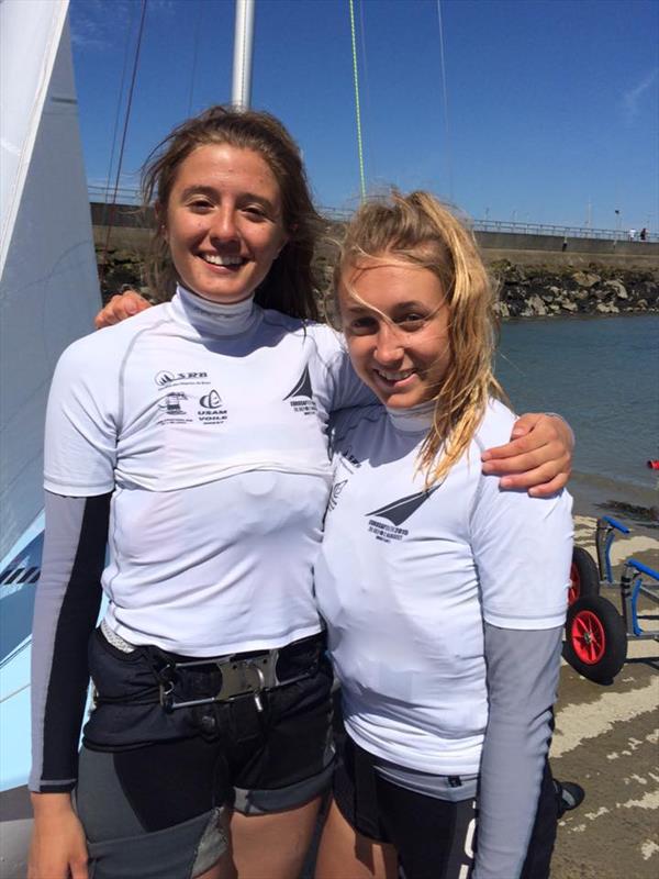 Jenny Cropley and Emma Baker at the EUROSAF Youth Championships 2015 photo copyright RYA taken at  and featuring the 420 class