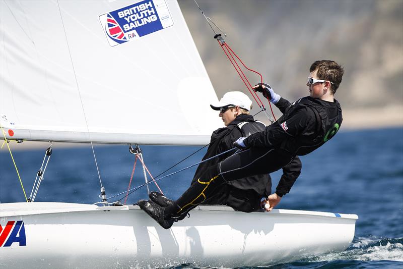 Silver for Martin Wrigley and Marcus Tressler in the 420 Junior Europeans - photo © Paul Wyeth