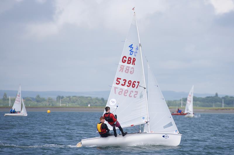 64th National Schools Week photo copyright Mary Pudney taken at Itchenor Sailing Club and featuring the 420 class