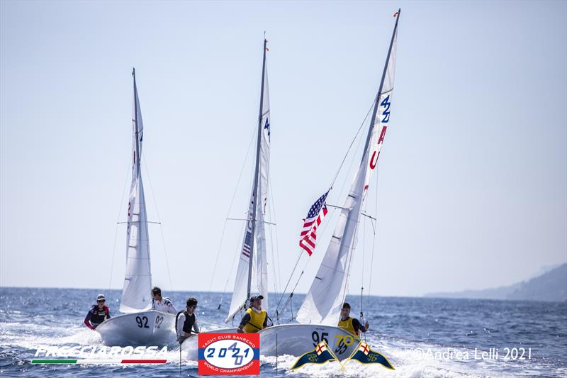 3 gold medals for USA at the 420 Worlds at San Remo photo copyright Andrea Lelli taken at Yacht Club Sanremo and featuring the 420 class