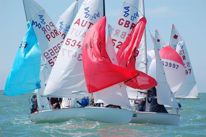 420 Junior Europeans at La Rochelle qualifying series photo copyright Bill Crane taken at  and featuring the 420 class