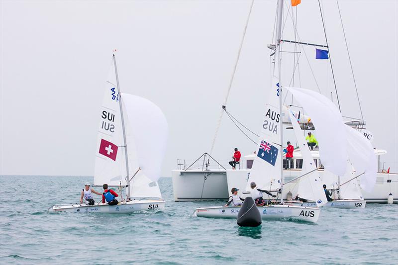 Henry and Featherstone - 2017 Youth Sailing World Championships photo copyright Jesus Renedo taken at  and featuring the 420 class