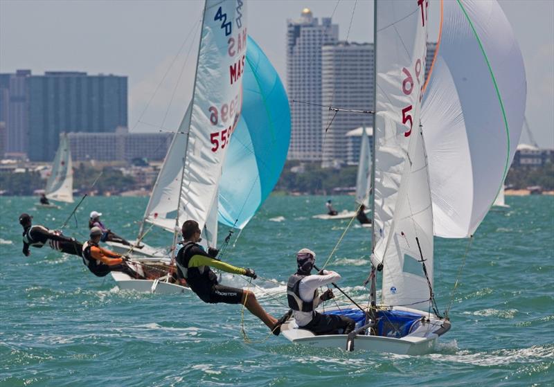It was all go on the dinghy course today, Day 3, Top of the Gulf Regatta photo copyright Guy Nowell / Top of the Gulf Regatta taken at Ocean Marina Yacht Club and featuring the 420 class