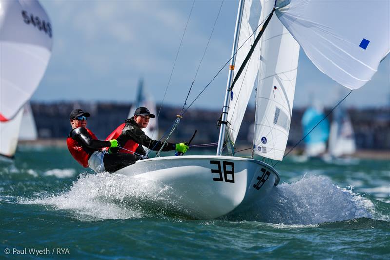 2023 RYA Youth National Championships at the WPNSA photo copyright Paul Wyeth / RYA taken at Weymouth & Portland Sailing Academy and featuring the 420 class