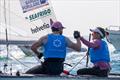 470 Worlds at Sdot Yam, Israel: bronze for Lecointre & Mion (FRA) © Int. 470 Class