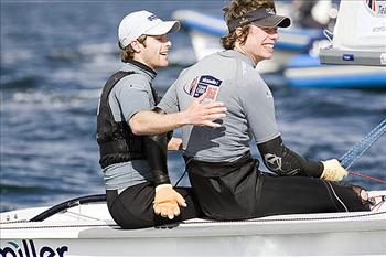 Victory smiles for GBR sailors at the 470 World Championships