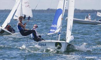 Lisa Westerhof and Lobke Berkhout on day 2 of the Rolex Miami OCR